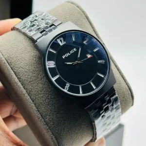 Police Ultra Slim Watch (With Numbers)