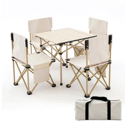 Folding Table & Chair Set for Camping