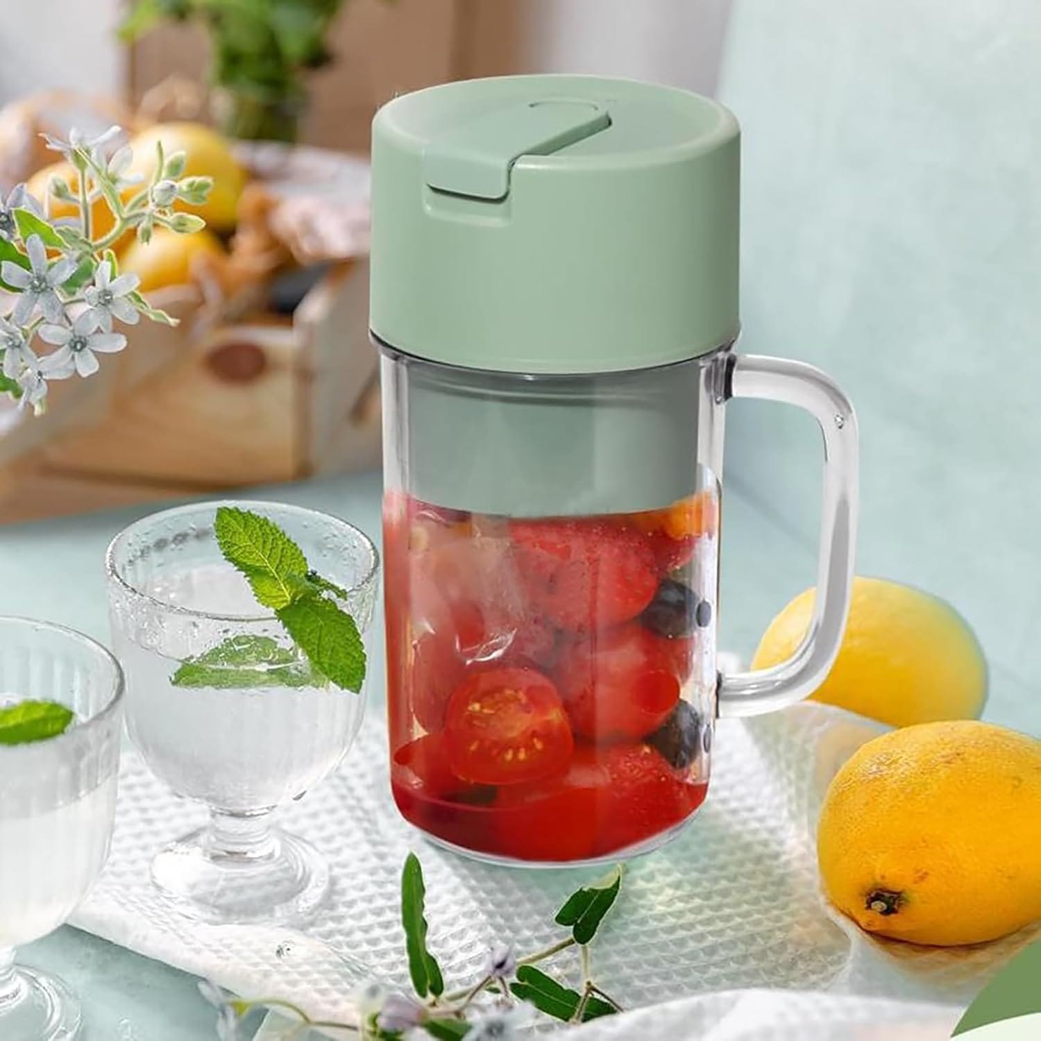 Portable Electric Ice Crusher & Juicer