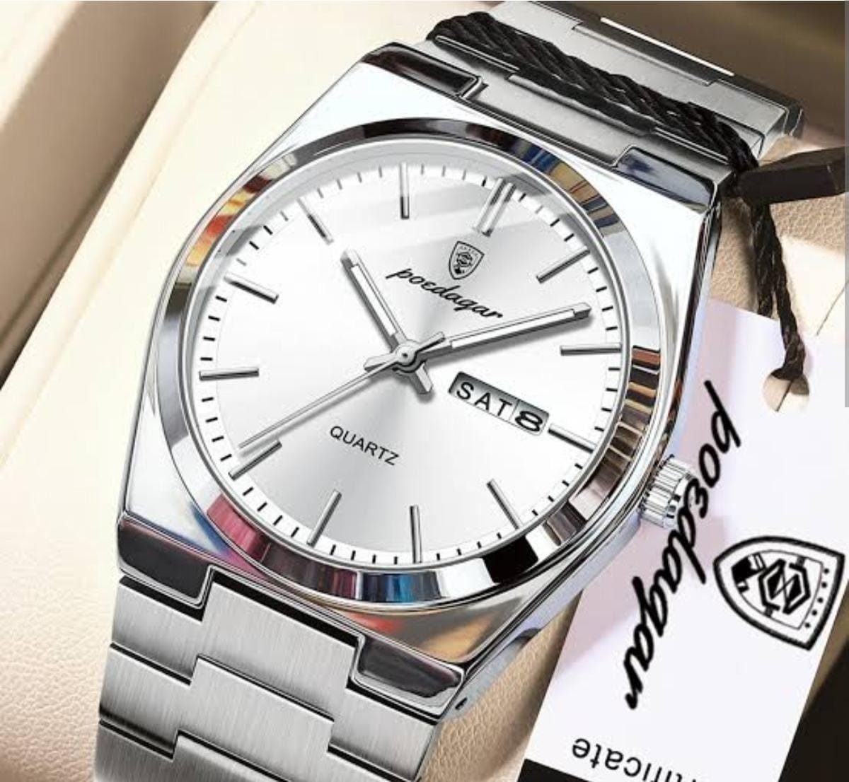 Silvrr with silver dial