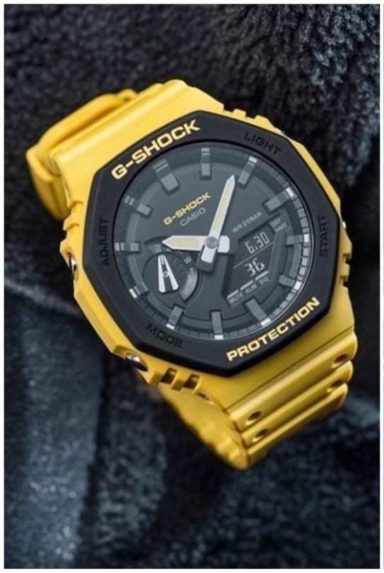 yellow strap with black dial