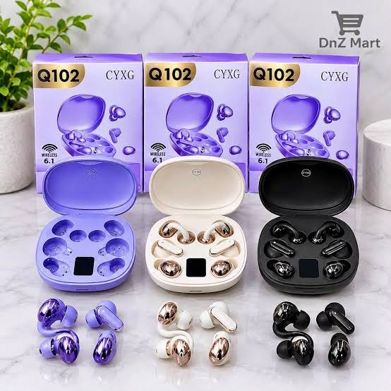 Q102 CYXG 3-in-1 / 6-in-1 wireless clip-on open-ear earbuds